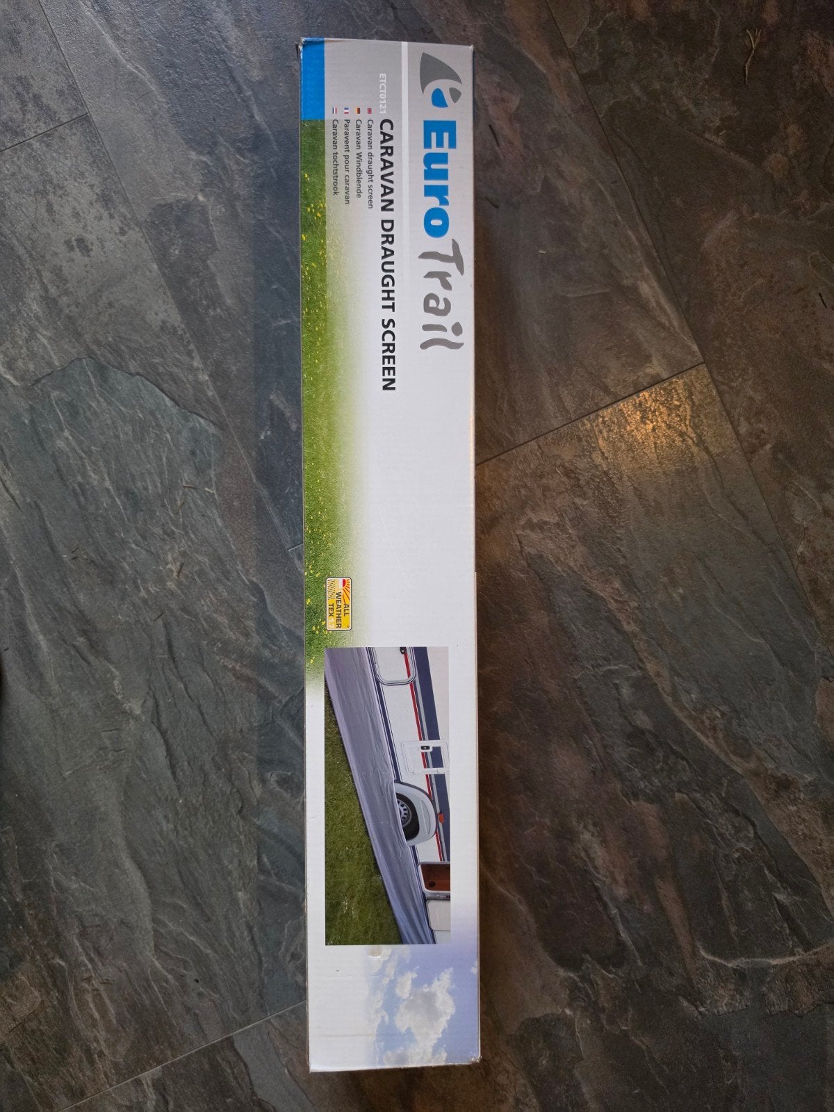 Nieuwe EuroTrail Caravan Tochtstrook - Grijs, Caravans en Kamperen, Ophalen of Verzenden, Nieuw