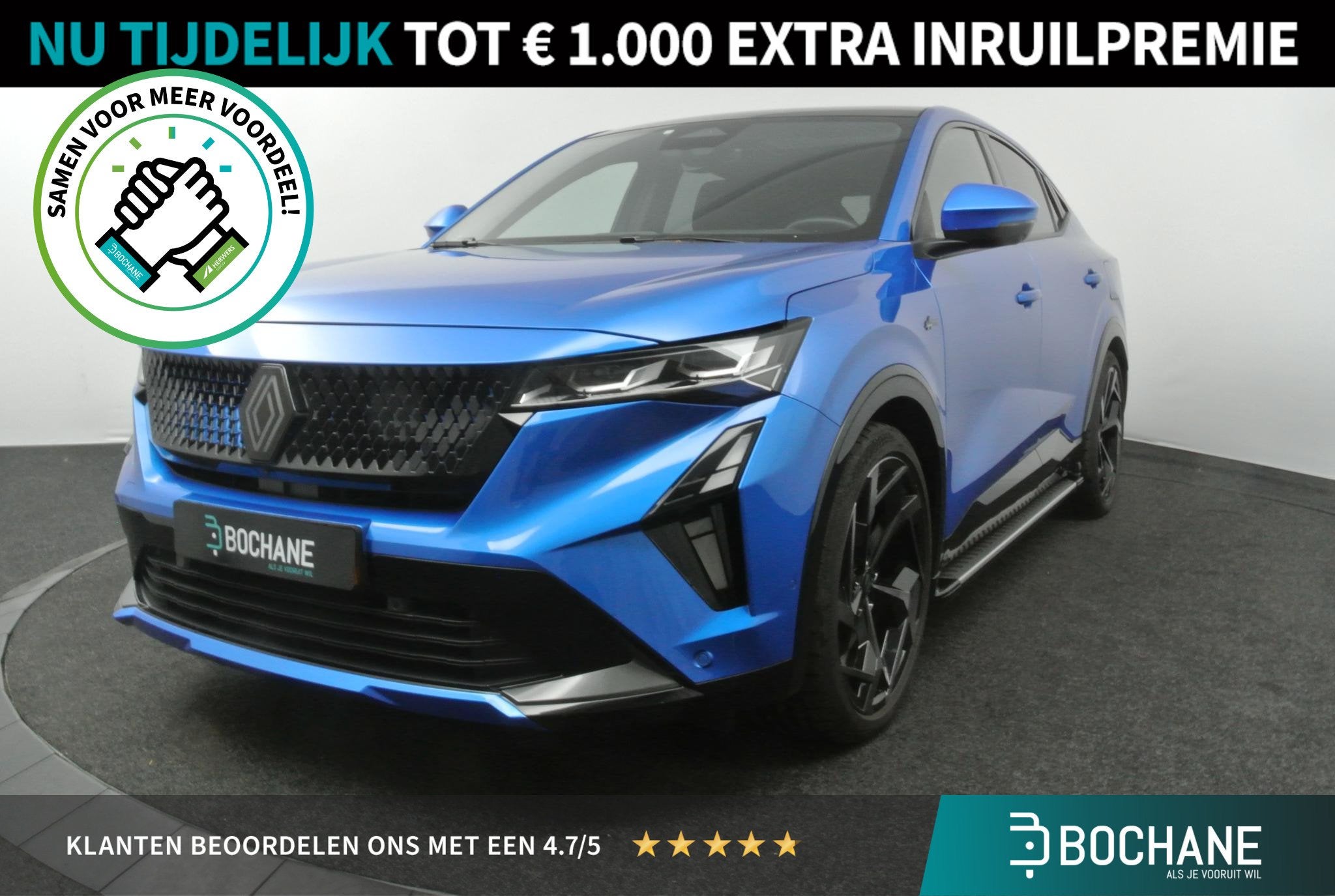Renault Rafale 1.2 E-Tech 4x4 plug-in hybrid 300 atelier Alp, Auto's, Automaat, Gebruikt, 1199 cc, Met garantie (alle)