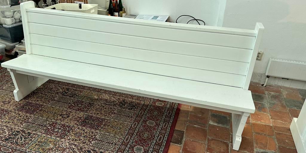 Prachtige eikenhouten kerkbanken, Tuin en Terras, Ophalen, Zo goed als nieuw, Hout