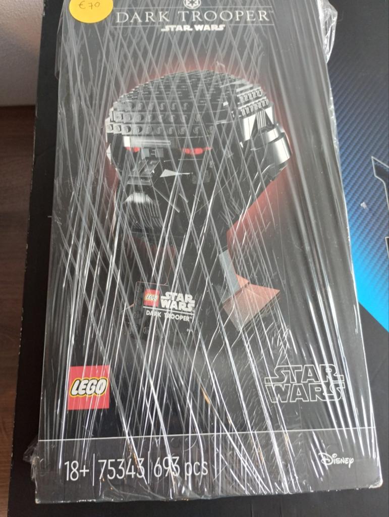 LEGO Star Wars Dark Trooper Helm 75343, Ophalen of Verzenden, Zo goed als nieuw