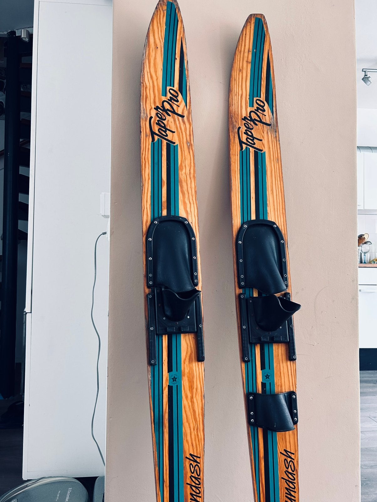 Vintage waters ski set, Ophalen, Gebruikt, 160 cm of meer, Waterski's