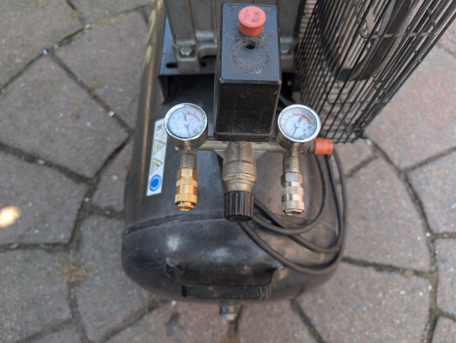 VOS Airtools Mobiele Compressor 100L (Opknapper), Ophalen, Gebruikt, 6 tot 10 bar, Minder dan 200 liter/min