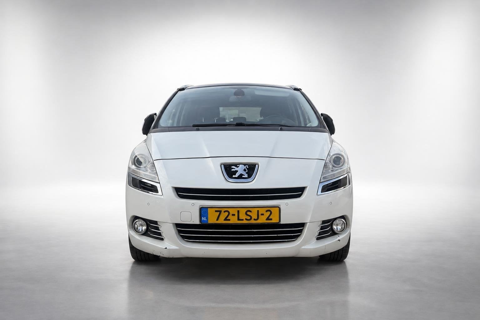 Peugeot 5008 1.6 THP GT 7p.|HuD|pano|pdc|leer|automaat, Euro 5, Gebruikt, 7 stoelen, Wit