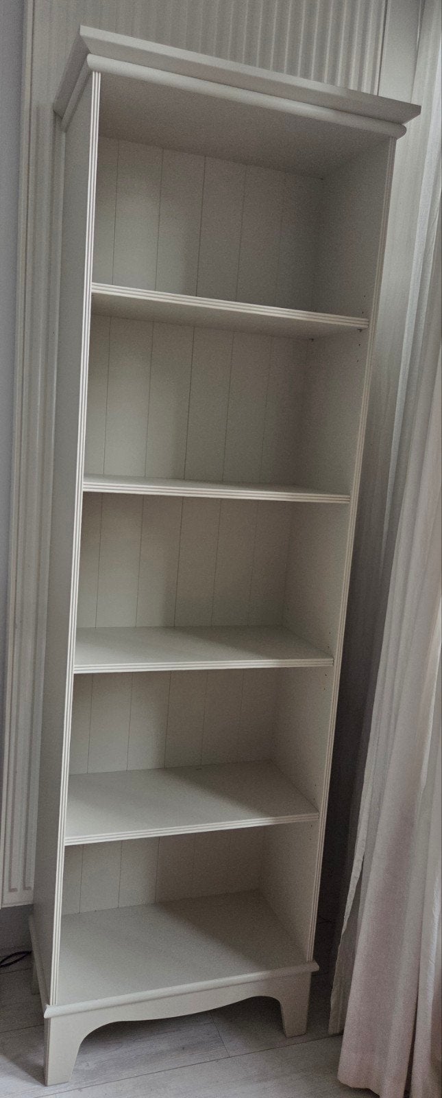 Boekenkast met 5 planken, beige, Ophalen, Met plank(en), 200 cm of meer, 50 tot 100 cm