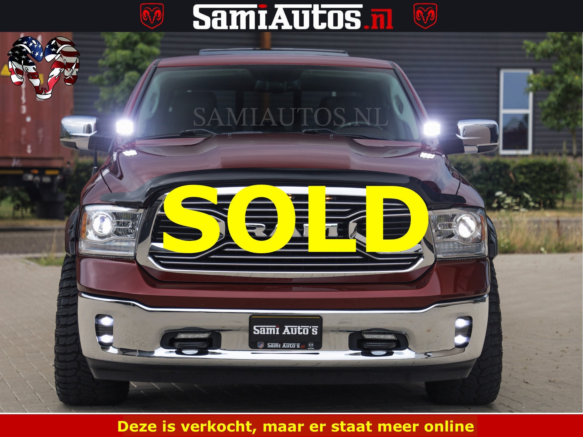 Dodge Ram 1500 HULK | 5.7 V8 | MARGE BTW VRIJ | LUCHTVERING, Automaat, Gebruikt, 5654 cc, Met garantie (alle)