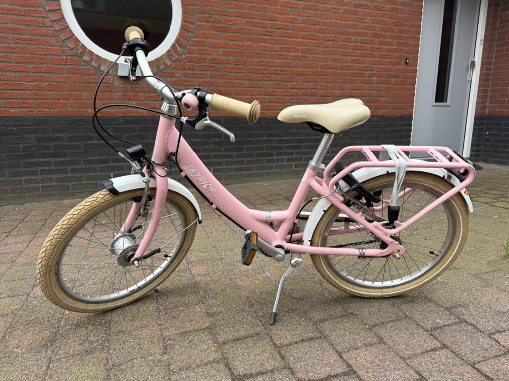 Prachtige Puky Skyride 20 inch meisjesfiets, Ophalen, Zo goed als nieuw, Terugtraprem, 20 inch of meer