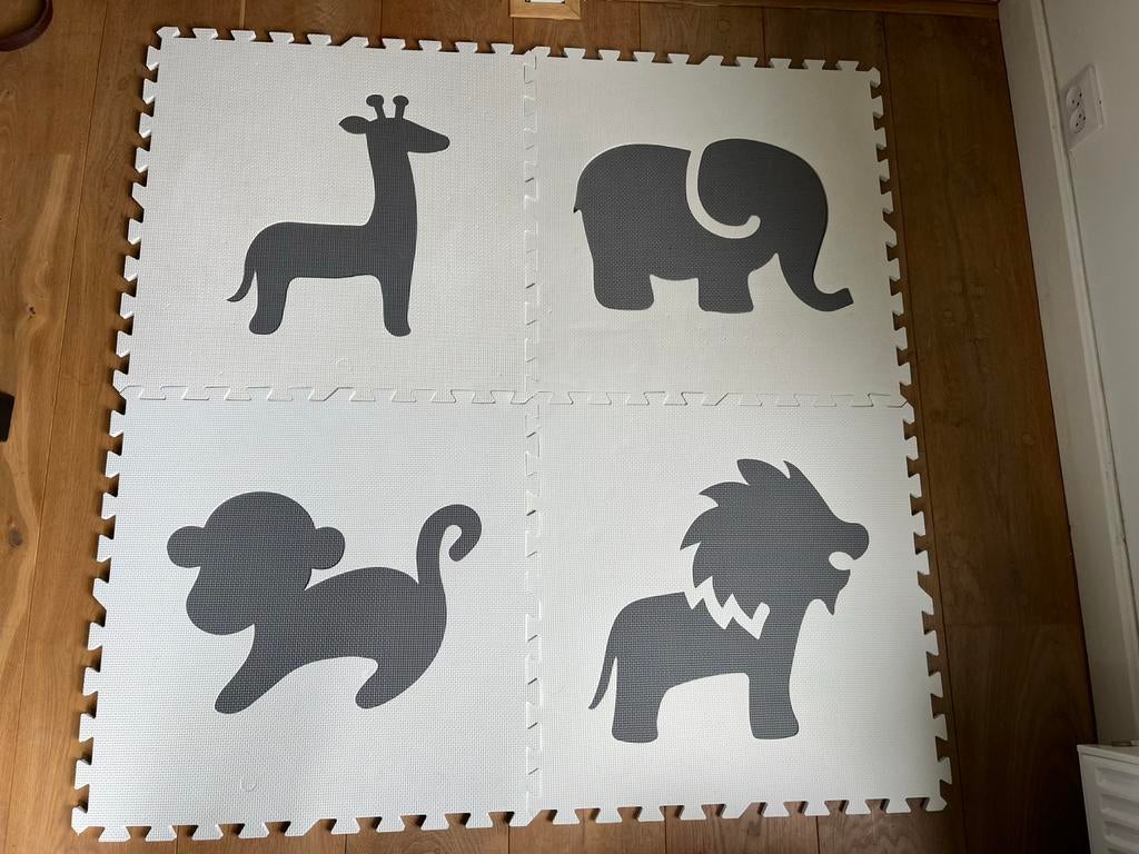 Foamtegels speelmat 120x120, Ophalen of Verzenden, Gebruikt