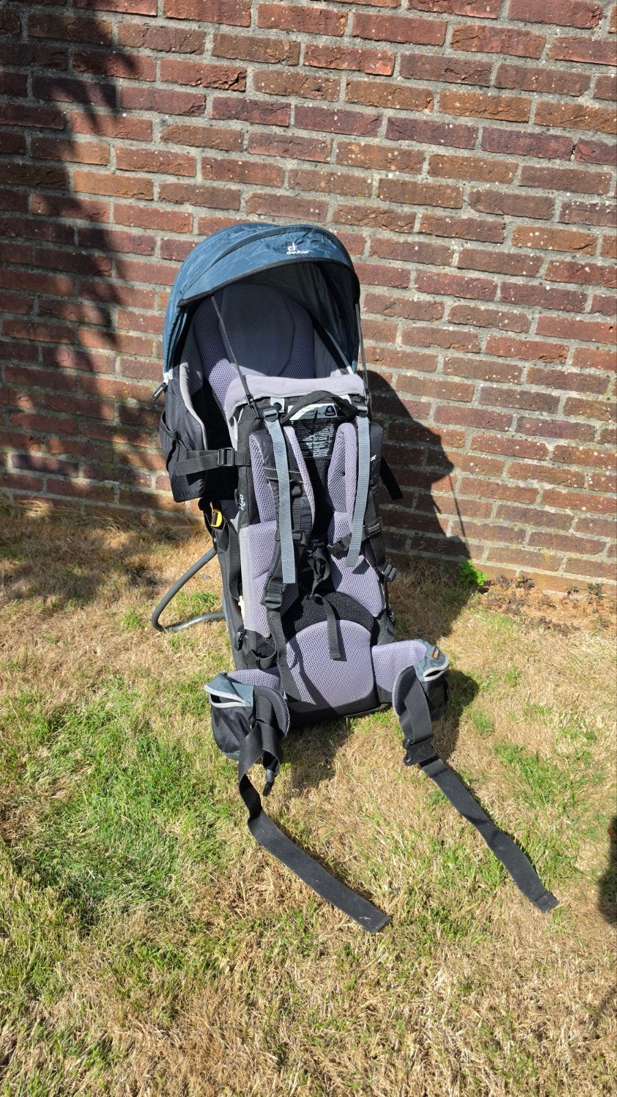 Deuter kid comfort 3 met zonnescherm, Overige merken, Gebruikt, Overige typen, Ophalen of Verzenden