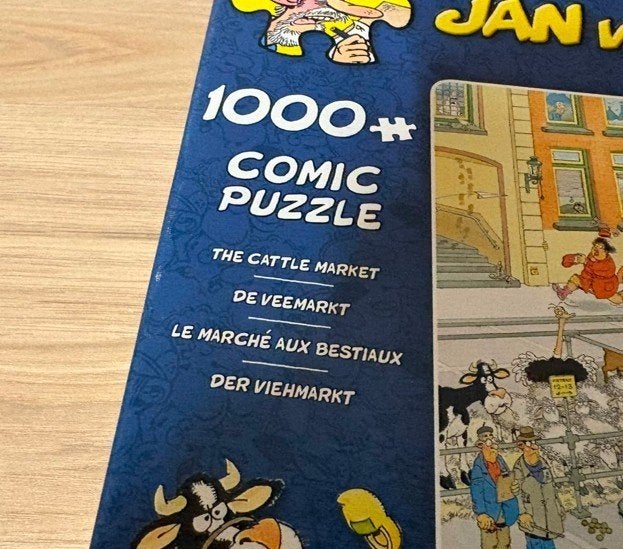 Jan van haasteren de Veemarkt - S7158, Ophalen of Verzenden, 500 t/m 1500 stukjes, Zo goed als nieuw