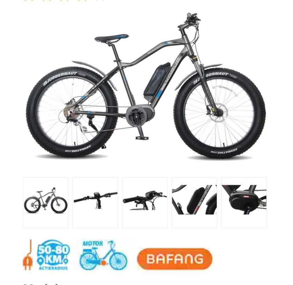 Vogue Maximus all terrain E-bike - Zo goed als nieuw, Zo goed als nieuw, 51 tot 55 cm, 50 km per accu of meer, Ophalen