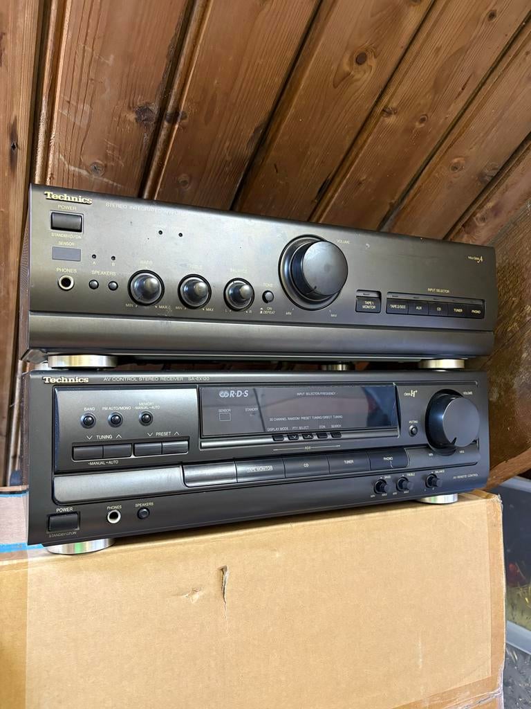 Technics SU-V500 Stereo Versterker, Gebruikt, Ophalen, Overige merken, Minder dan 60 watt