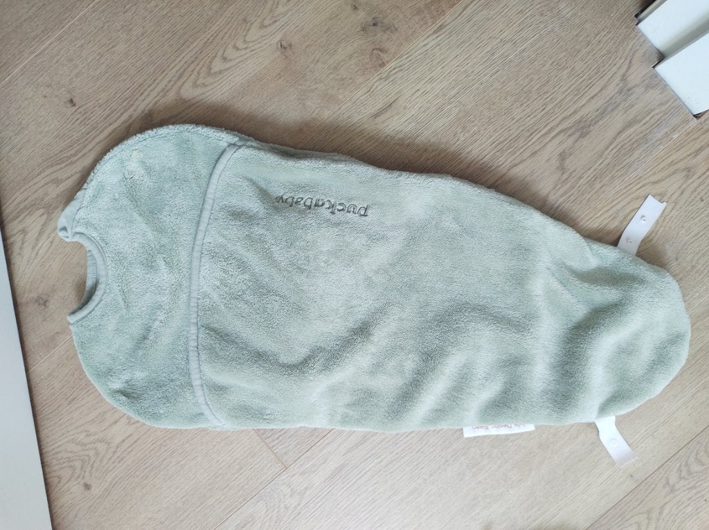 Puckababy slaapzak piep teddy, Kinderen en Baby's, Ophalen of Verzenden, Gebruikt, Minder dan 70 cm, Slaapzak