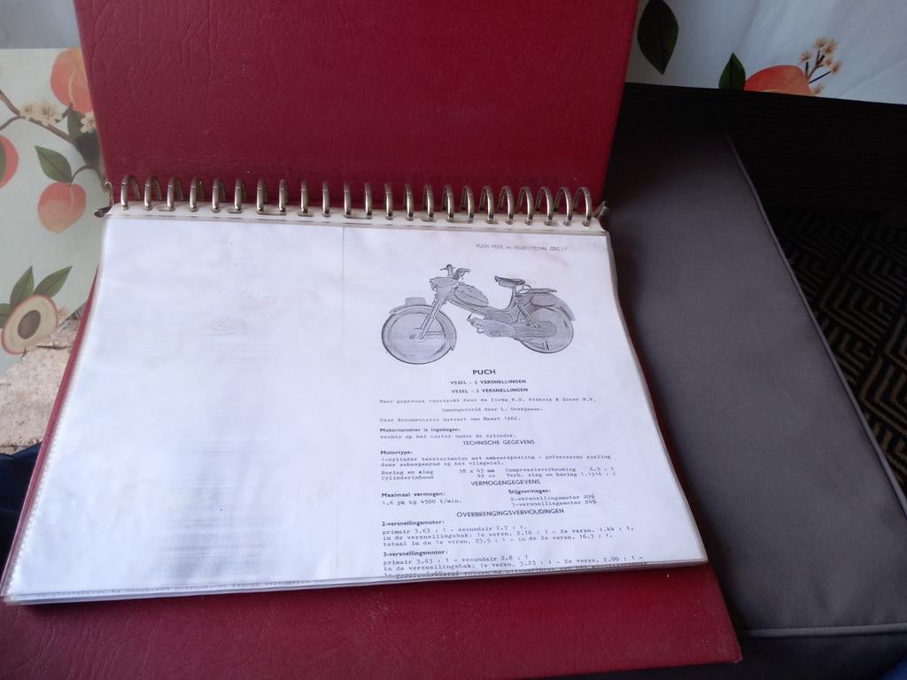 Puch oldtimer map onderdelen, Fietsen en Brommers, Ophalen of Verzenden