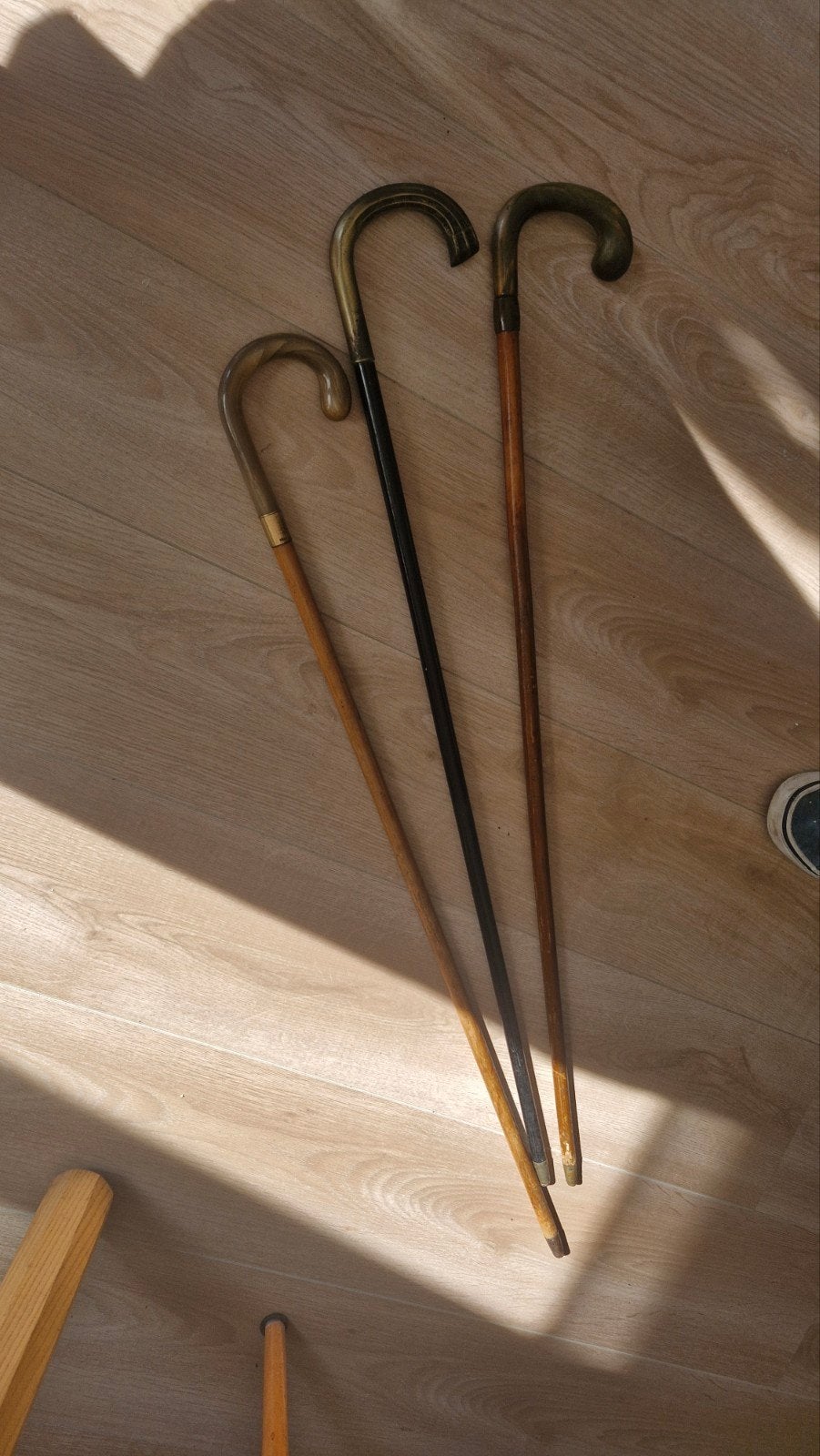 3 wandelstokken, Ophalen of Verzenden