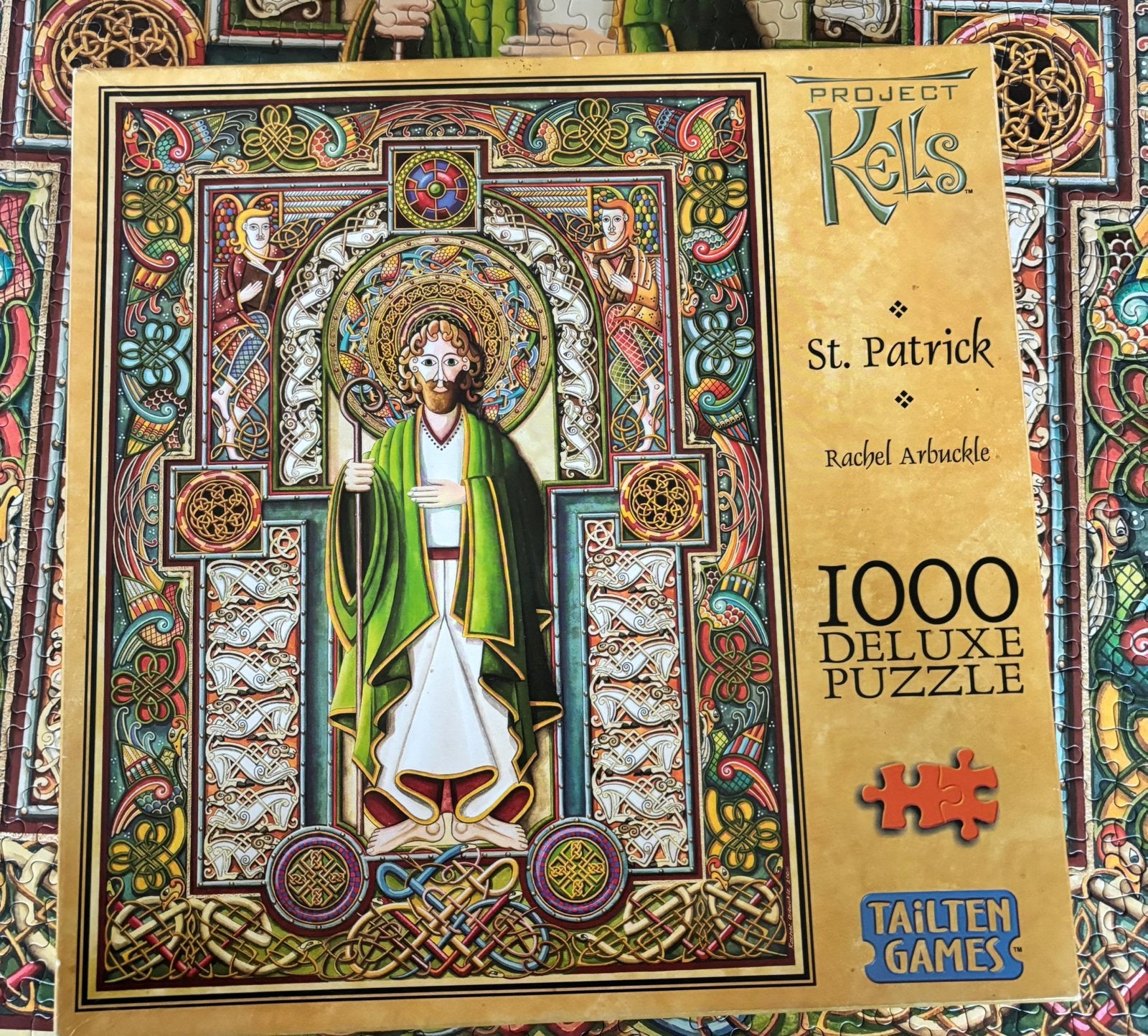 Project Kells “ St. Patrick” , Rachel Arbuckle, Ophalen of Verzenden, 500 t/m 1500 stukjes, Gebruikt, Legpuzzel