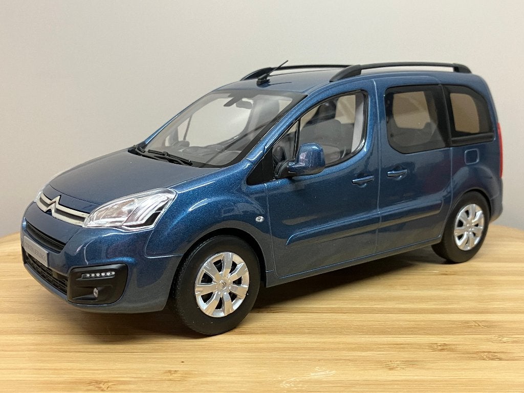 Citroen Berlingo van 2016 blauw metallic  1/18 Norev, Ophalen of Verzenden, Nieuw, Auto, Norev