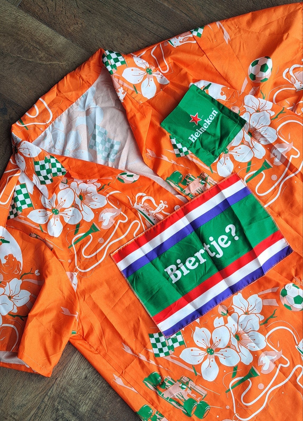 Oranje supporters Heineken blouse maat L, Kleding | Heren, Ophalen of Verzenden, Oranje
