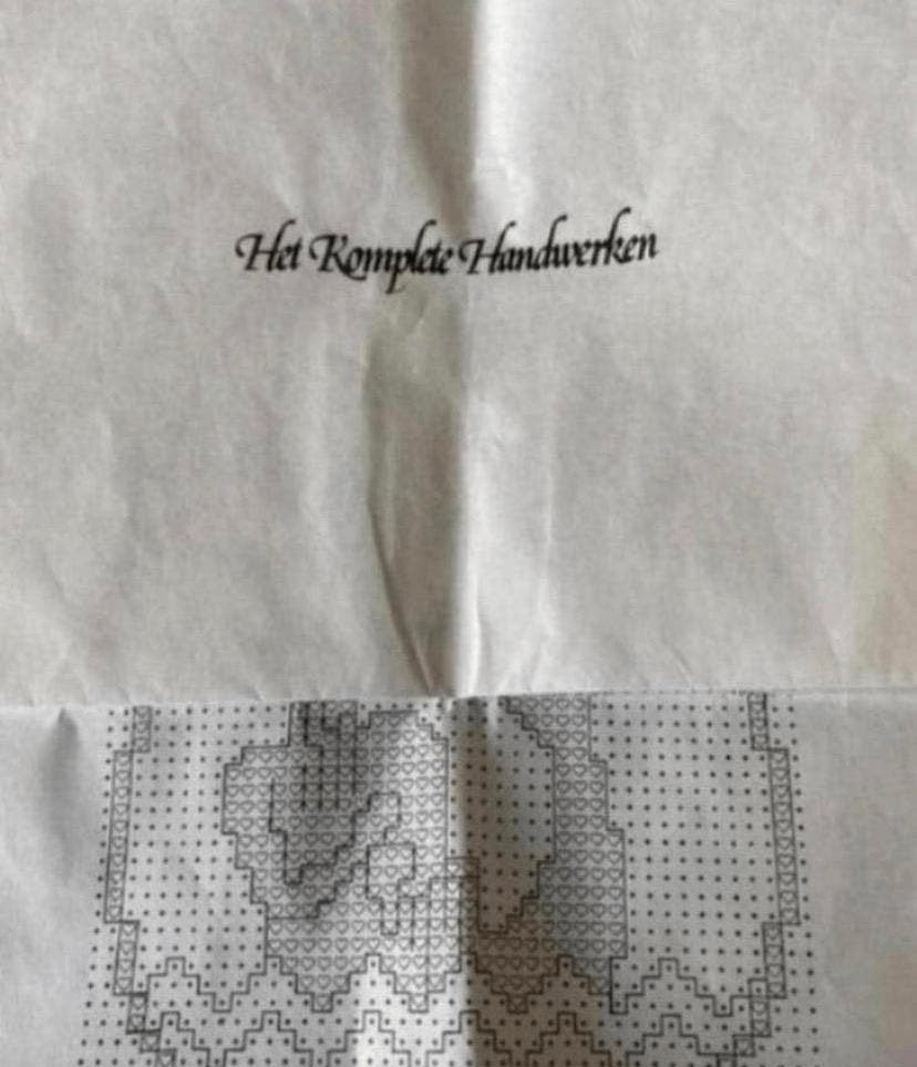 BORDUURPATROON HET KOMPLETE HANDWERKEN, Verzenden, Nieuw, Handborduren, Patroon