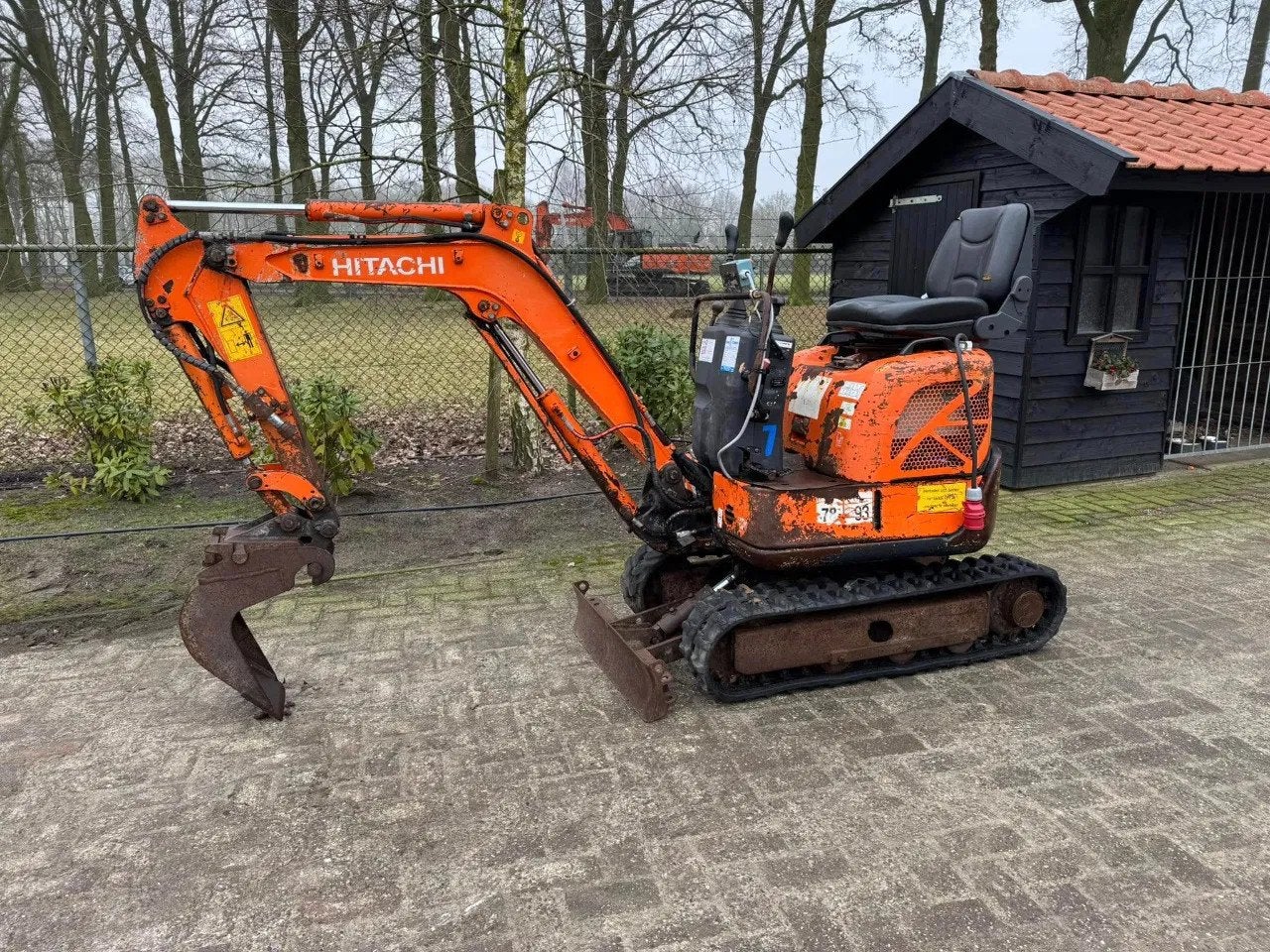 Hitachi ELECTRISCHE ZX10 minigraver HYBRID, Graafmachine
