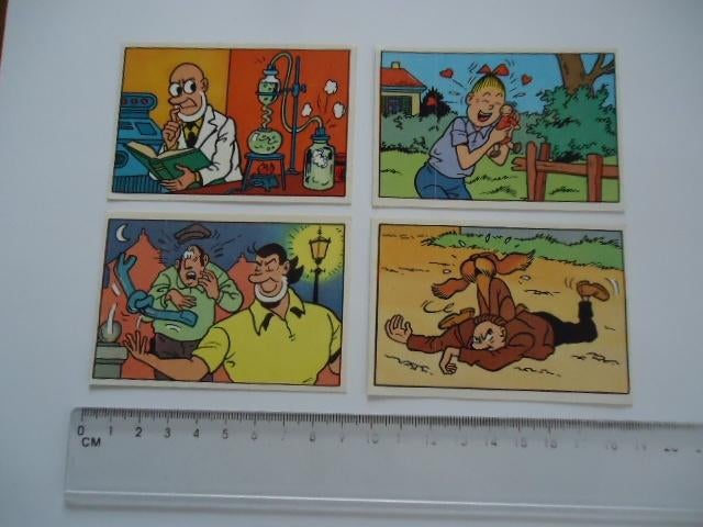 sticker Suske Wiske strip smarties snoep 1977 Scriptoria, Verzamelen, Verzenden, Zo goed als nieuw, Sport
