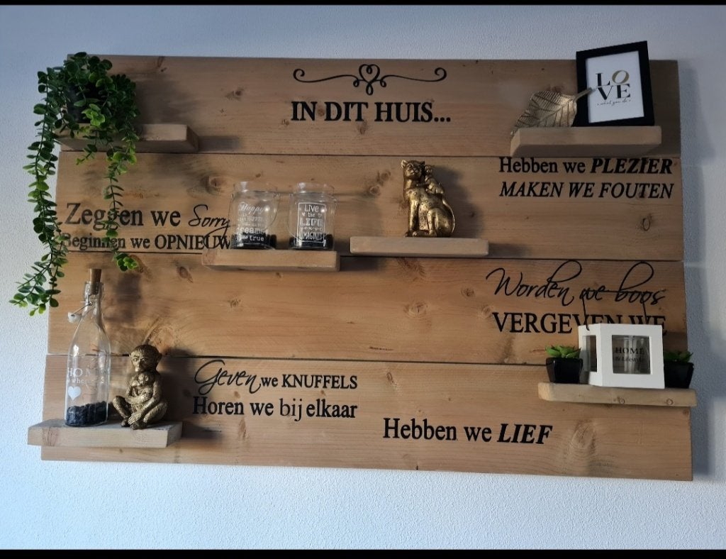 Steigerhout bord, Ophalen, 80 cm, Zo goed als nieuw, 120 cm