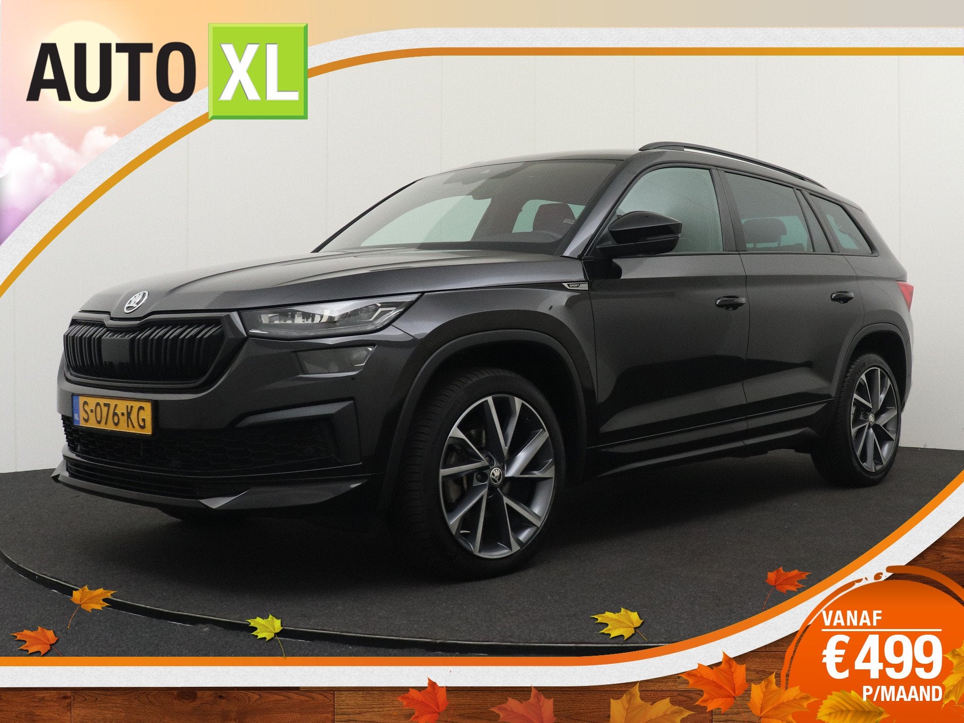 Skoda Kodiaq 1.5 TSI Sportline Business 7p. Elekt.Trekhaak M, Dealer onderhouden, 4 cilinders, 150 pk, 7 stoelen