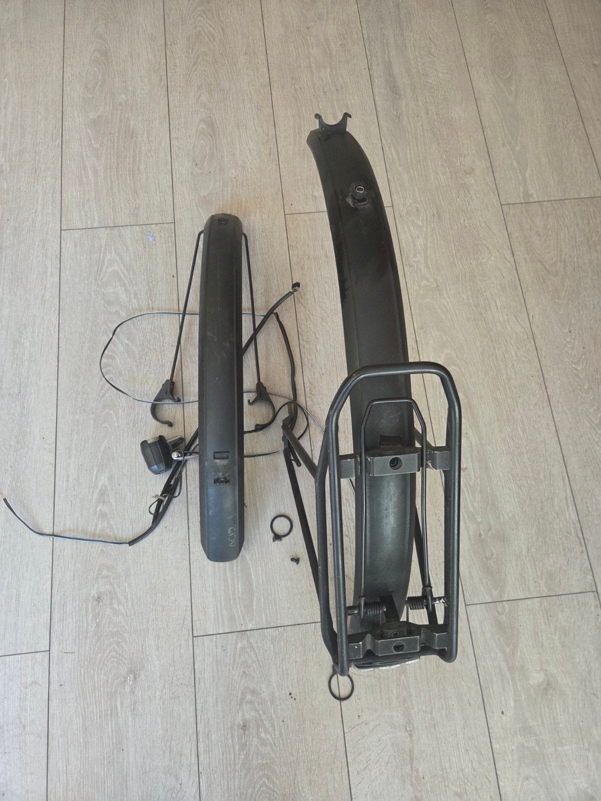 Cube 27.5 inch spatborden en bagagedrager, Ophalen