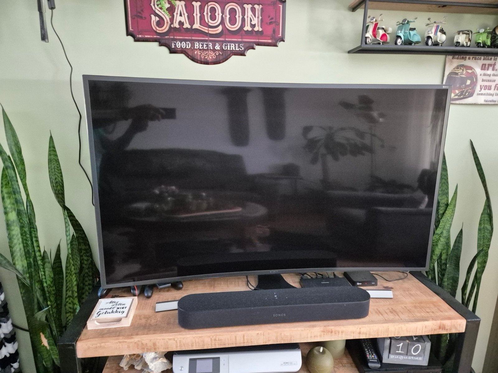 Te koop samsung curved tv 55 inch, Ophalen, Zo goed als nieuw, 100 cm of meer, Samsung