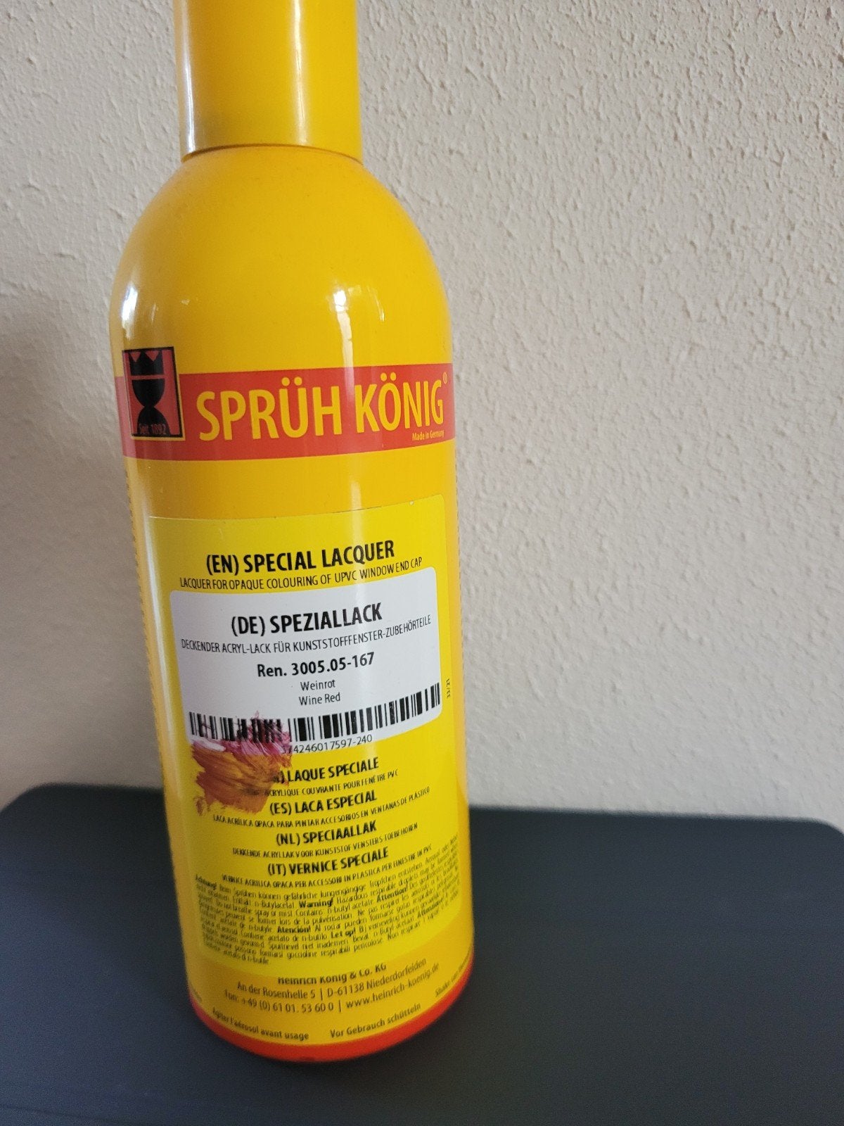 Spuitbus Deklak Acryl 400ml - kunststof, Overige kleuren, Nieuw, Ophalen of Verzenden, Lak