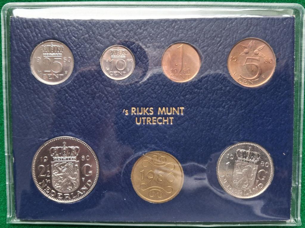 Muntset euro 1980, Ophalen of Verzenden, Koningin Beatrix