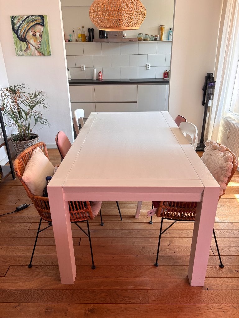 Eettafel 190x98, Huis en Inrichting, Tafels | Eettafels, Ophalen, Gebruikt, Eikenhout, 50 tot 100 cm