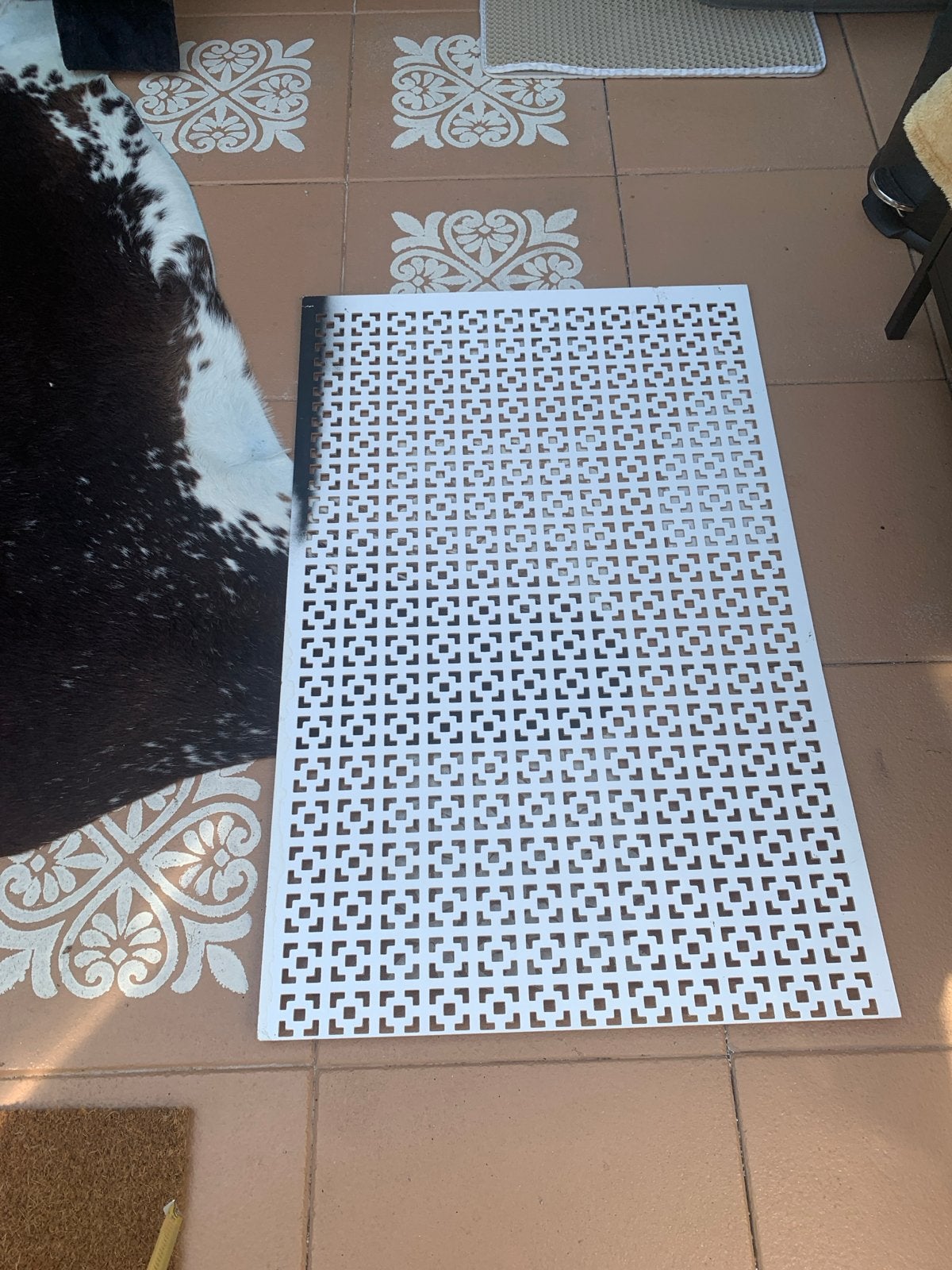 Decoratief paneel voor meubel of radiatorombouw, Ophalen, Gebruikt