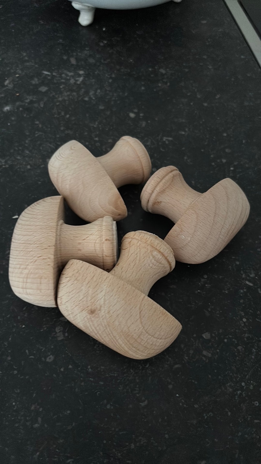 4 stuks Nieuwe houten keuken/kast deur knoppen, Ophalen, Nieuw