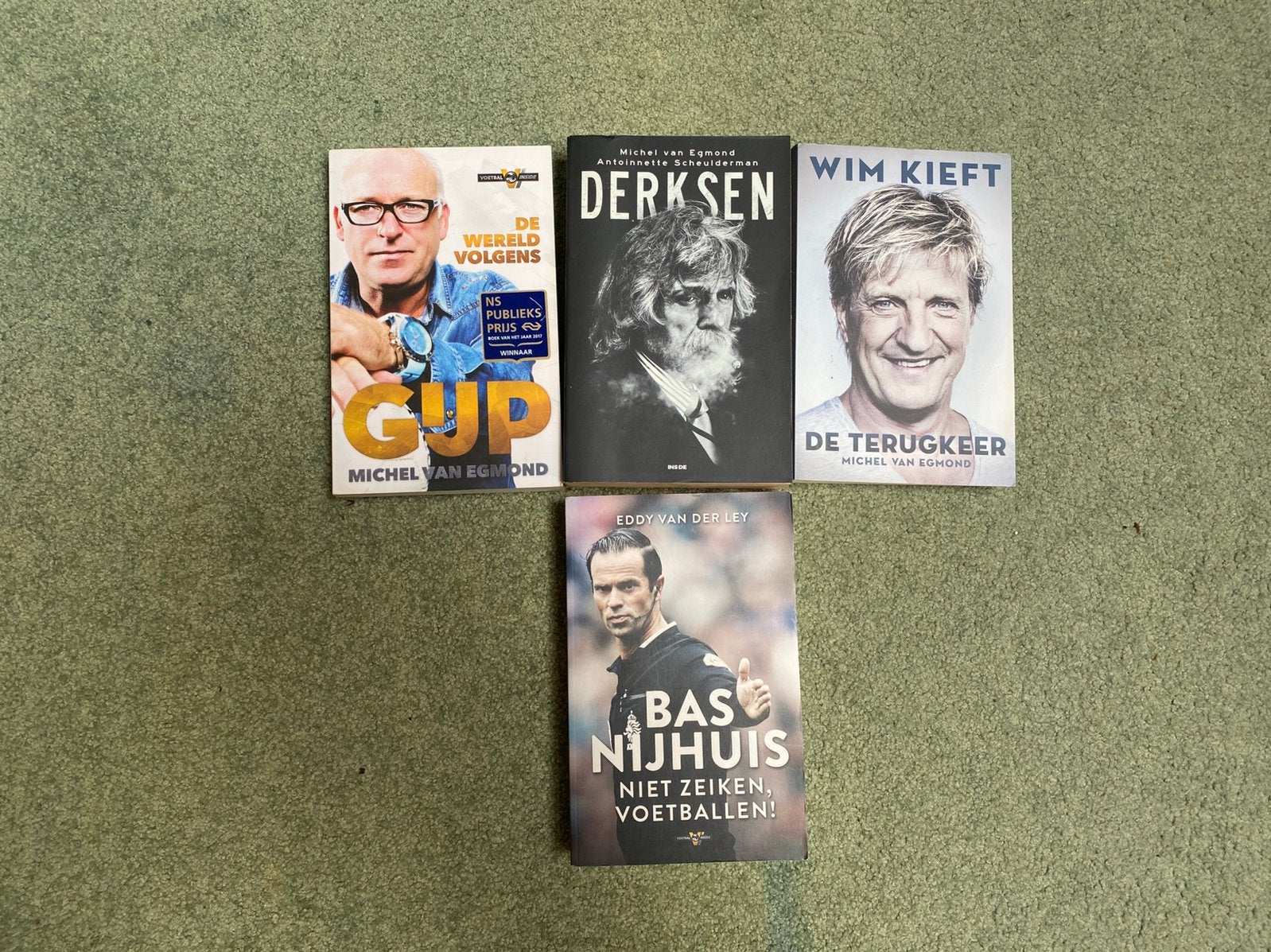 Johan Derksen,Rene van Der Gijp Wim Kieft en Bas Nijhuis, Ophalen of Verzenden, Zo goed als nieuw, Balsport