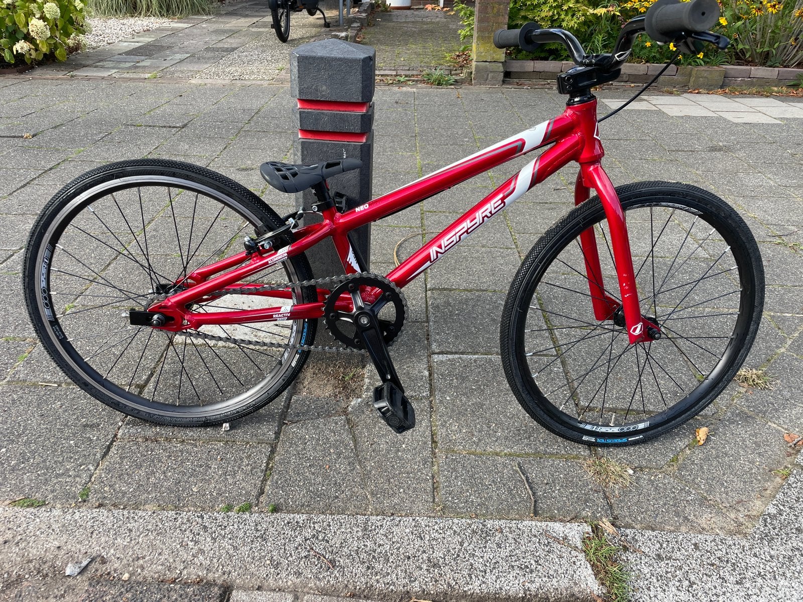 Inspyre bmx fiets mini 10 maanden oud, Ophalen, 16 tot 20 inch, Velgrem, Aluminium