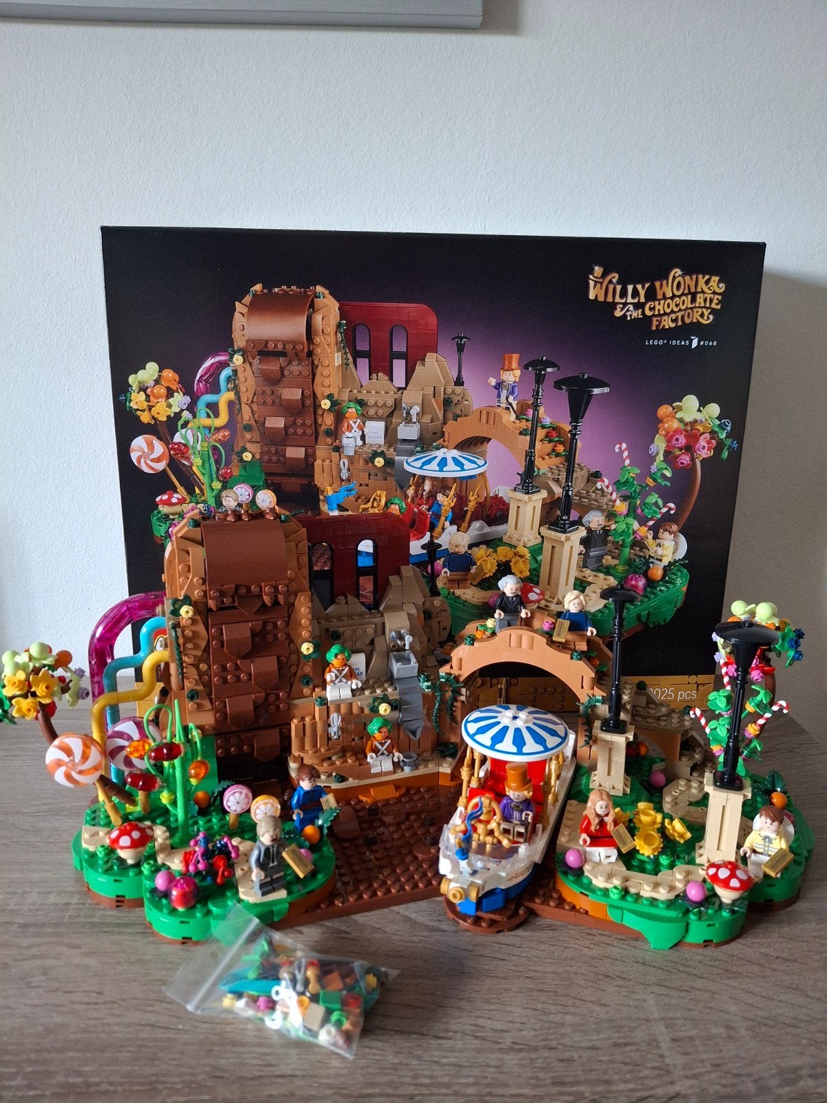 lego 21360 willy wonka, Ophalen of Verzenden, Zo goed als nieuw, Complete set, Lego