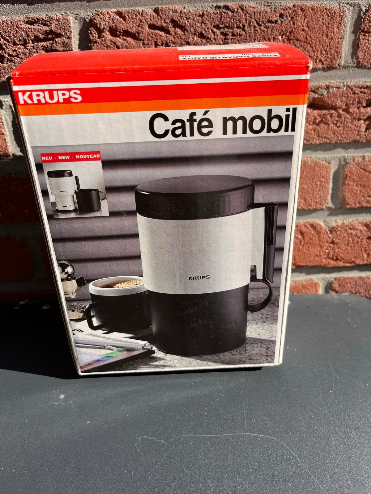 Krups Café Mobil 1460-76 - Compacte Koffiemachine, Gemalen koffie, Ophalen of Verzenden, 1 kopje, Koffiemachine