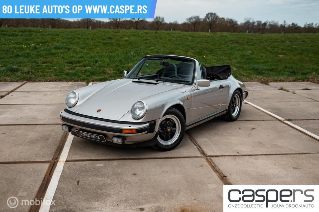 Porsche 911 Cabrio 3.0 SC, Auto's, Porsche, Achterwielaandrijving, Zwart, Bedrijf, Handgeschakeld