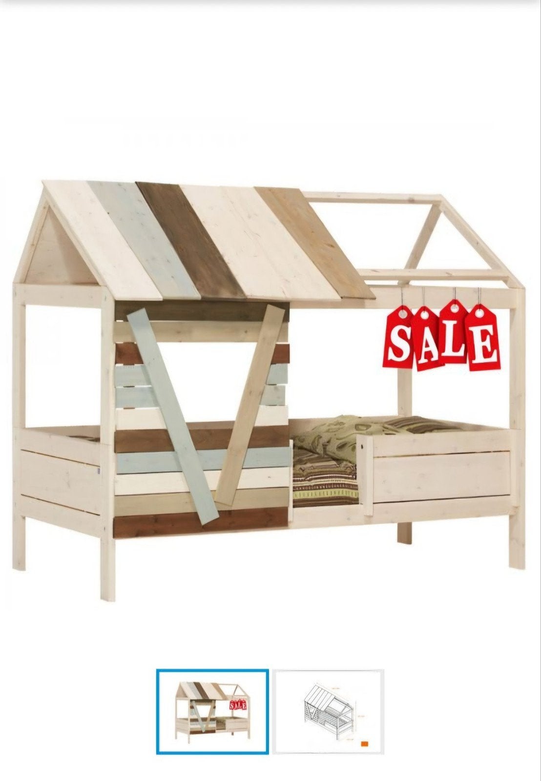 Lifetime Boomhut bed boomhutbed, Ophalen of Verzenden, Gebruikt, Hoogslaper