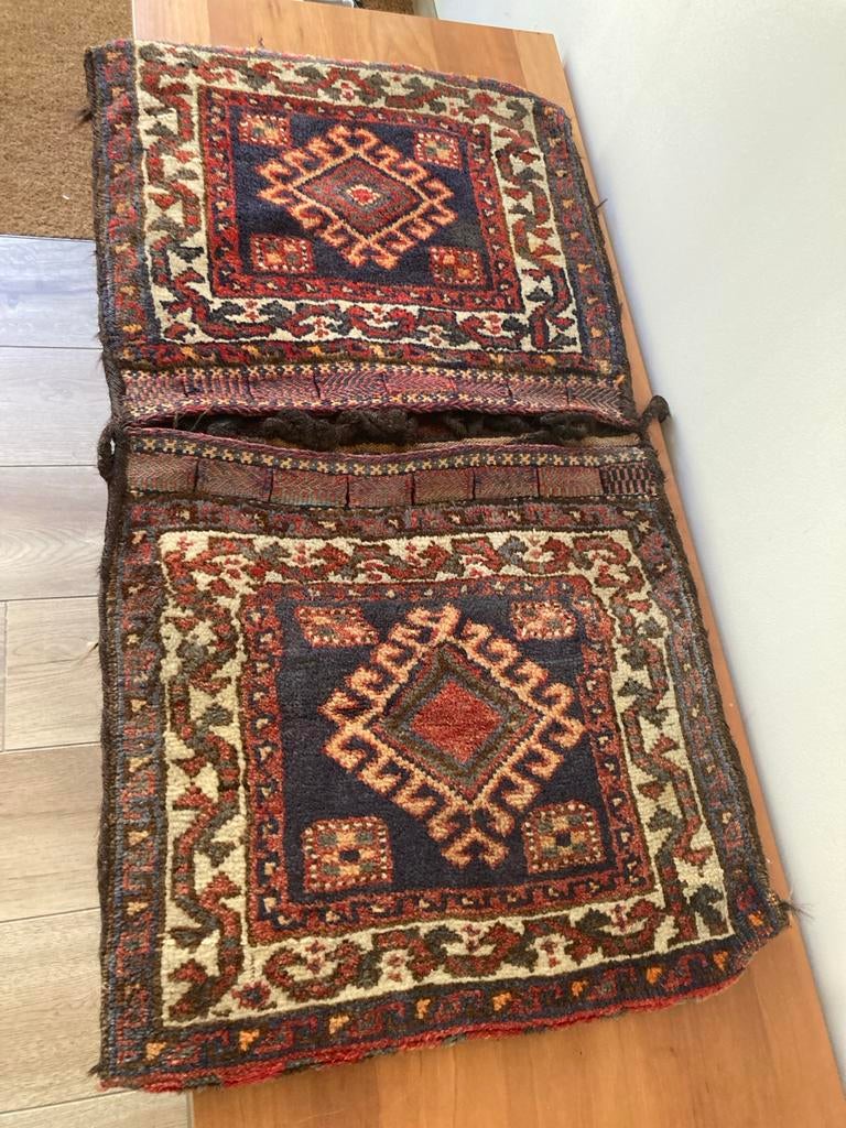 Dubbele kamelentas, khorjin,, Antiek en Kunst, Ophalen
