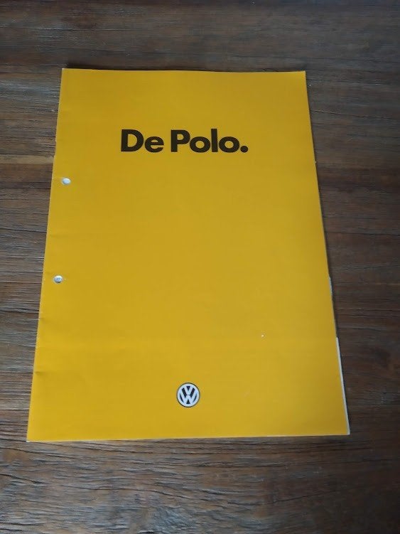 VW De Polo 1 / 1981 20 pag., Verzenden, Zo goed als nieuw, Volkswagen