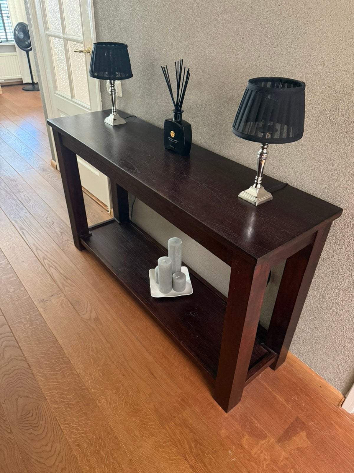 Sidetable, Ophalen, 100 tot 150 cm, Teakhout, Zo goed als nieuw