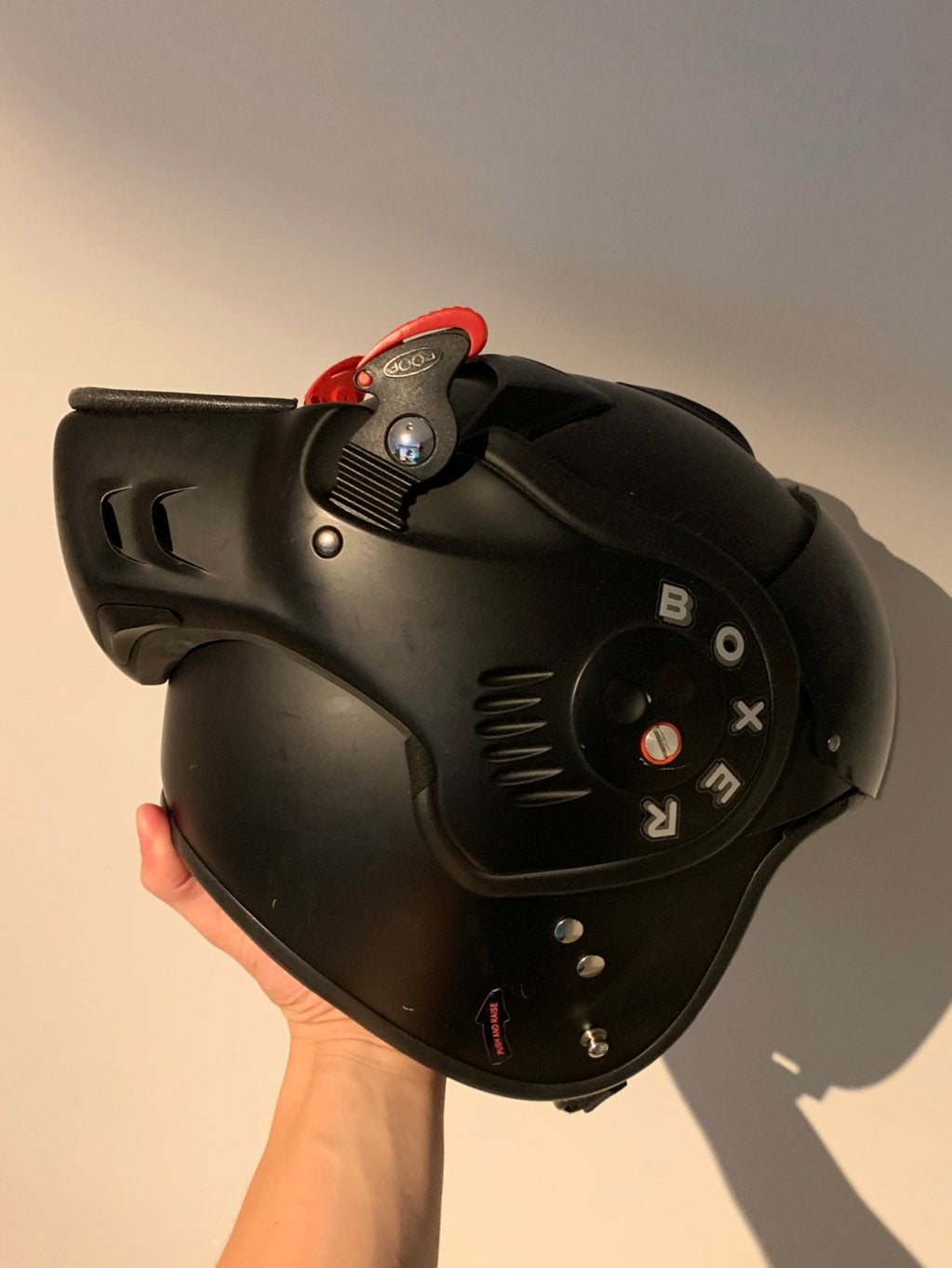 Roof Boxer V8 Smoked Visor, Ophalen of Verzenden, Tweedehands, Systeemhelm, Overige merken