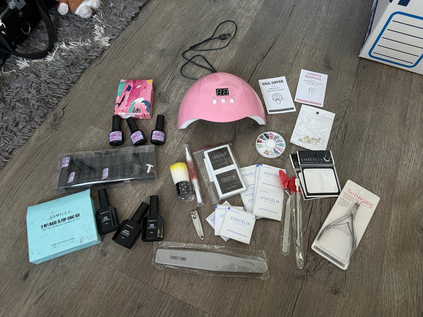 Complete Gel Nagellak Starterset met UV/LED Lamp, Ophalen of Verzenden, Nieuw, Overige typen
