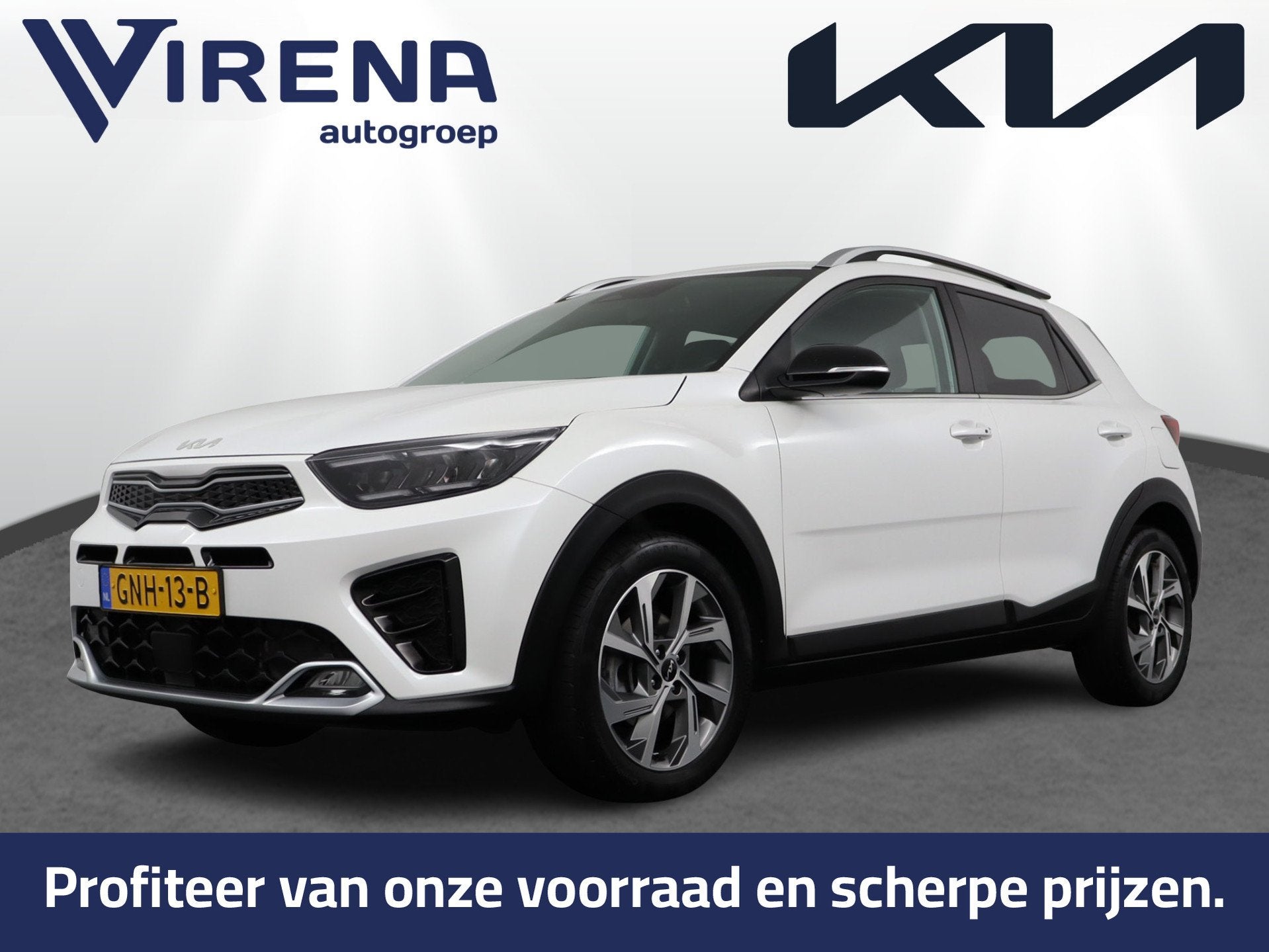 Kia Stonic 1.0 T-GDi MHEV GT-Line - Carplay/Android Auto - C, Auto's, Voorwielaandrijving, Dealer onderhouden, Gebruikt, Origineel Nederlands
