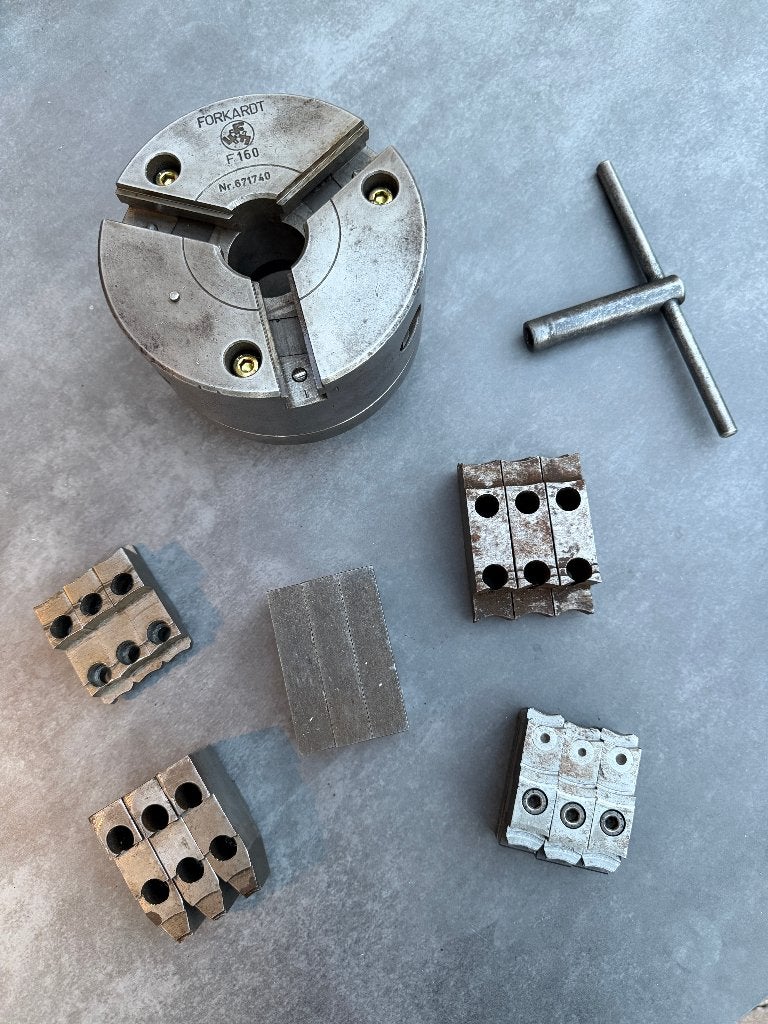 Forkardt F160 drieklauw met camlock D1-4 opname, Doe-het-zelf en Verbouw, Ophalen of Verzenden, Gebruikt, Onderdeel
