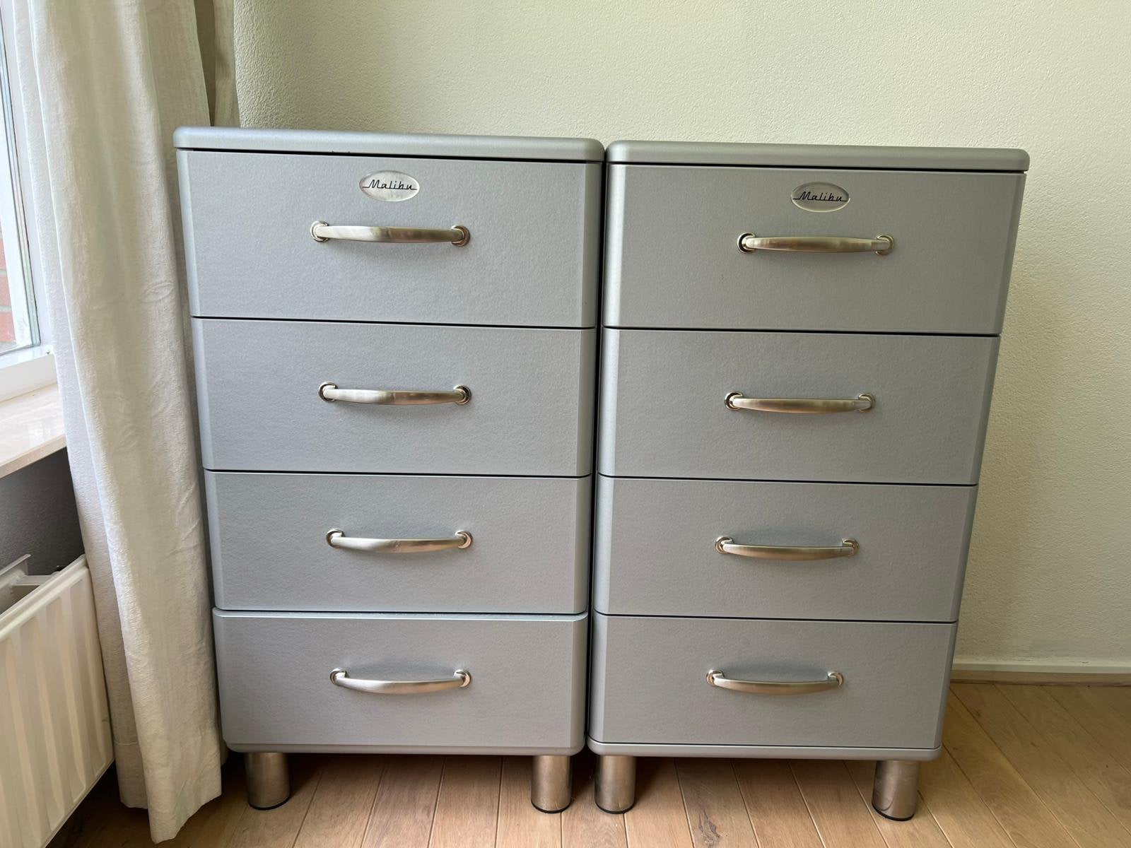2 lade kastjes van Malibu, Ophalen, Gebruikt, 50 tot 100 cm, Minder dan 100 cm