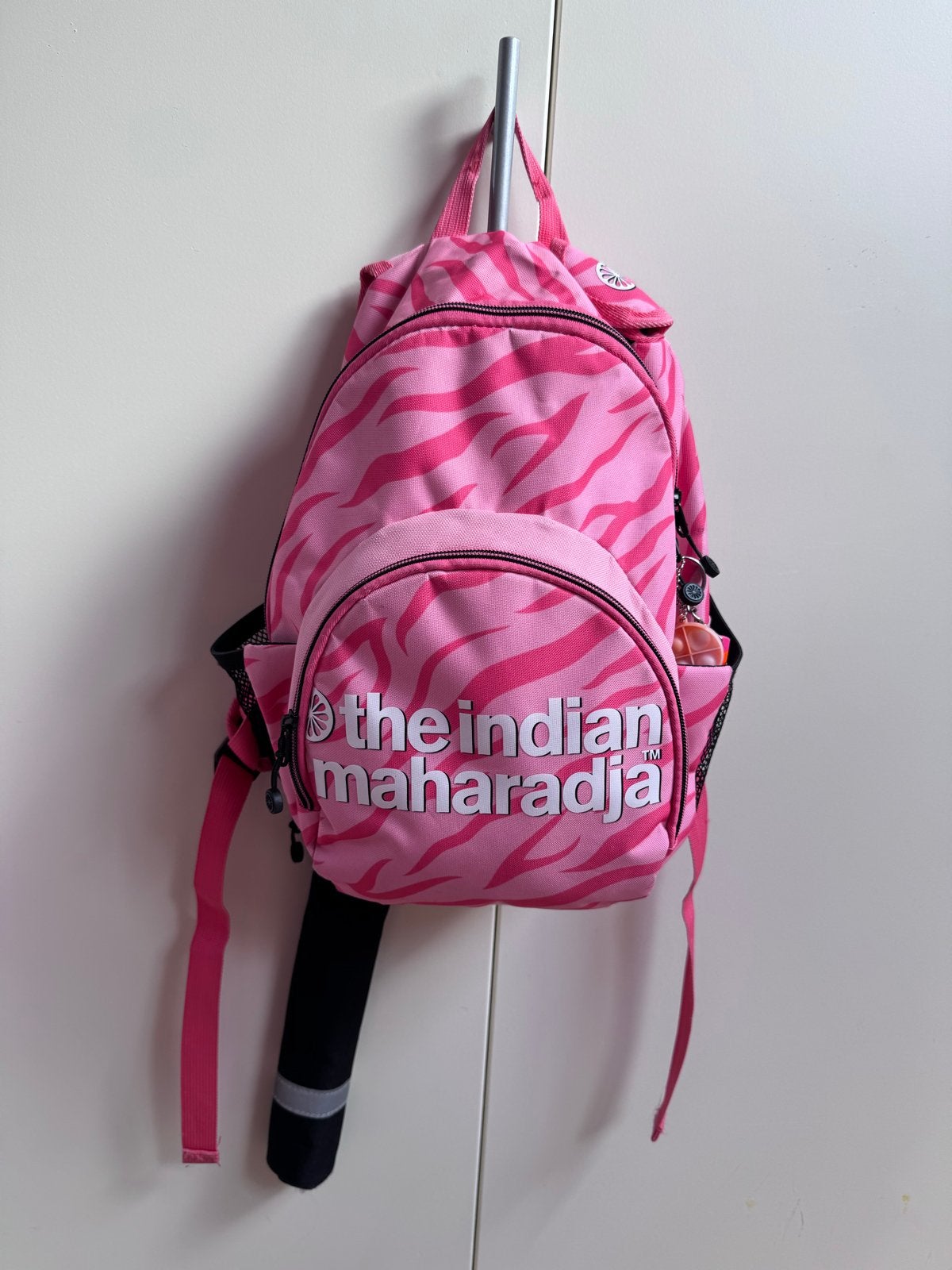 Roze The Indian Maharadja rugzak met zebramotief, Ophalen of Verzenden, Gebruikt