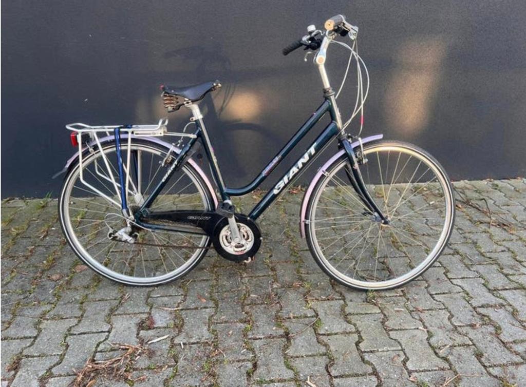 Giant Jubilee damesfiets 28 inch 8 versnellingen frame 54 cm, Fietsen en Brommers, Fietsen | Dames | Omafietsen, Ophalen, ., Versnellingen