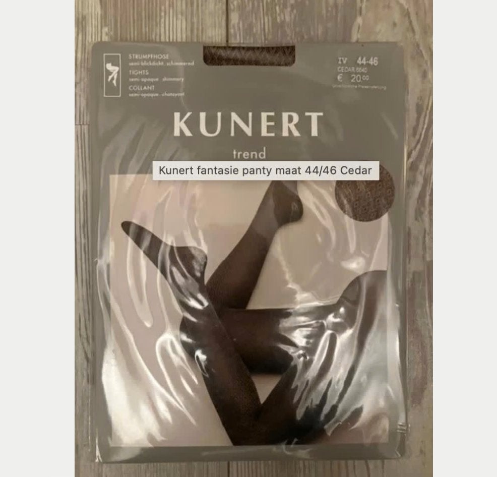 Kunert fantasie panty maat 44/46 cedar, Nieuw, Ophalen of Verzenden, Maat 44/46 (L), Kunert